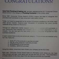 Hyde Park Plumbing & Heating Limited | 1917 Blue Heron Dr, London, ON N6H 5L9, Canada