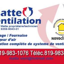 Matte Ventilation Inc | 20 Rue Landriault, Ripon, QC J0V 1V0, Canada