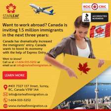Starleaf Immigration & Consulting Inc | 7327 137 St Unit 401, Surrey, BC V3W 1A4, Canada