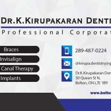 Dr.K.Kirupakaran Dentistry | 50 Queen St N, Bolton, ON L7E 1B9, Canada