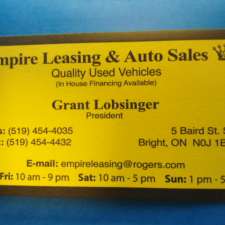 Empire Leasing & Auto Sales | 11 Baird St S, Bright, ON N0J 1B0, Canada