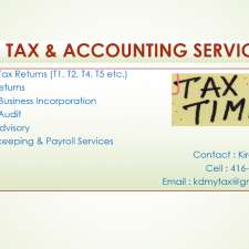 KD Tax & Accounting Services | 5 Rowntree Rd Unit #1004, Etobicoke, ON M9V 5G9, Canada