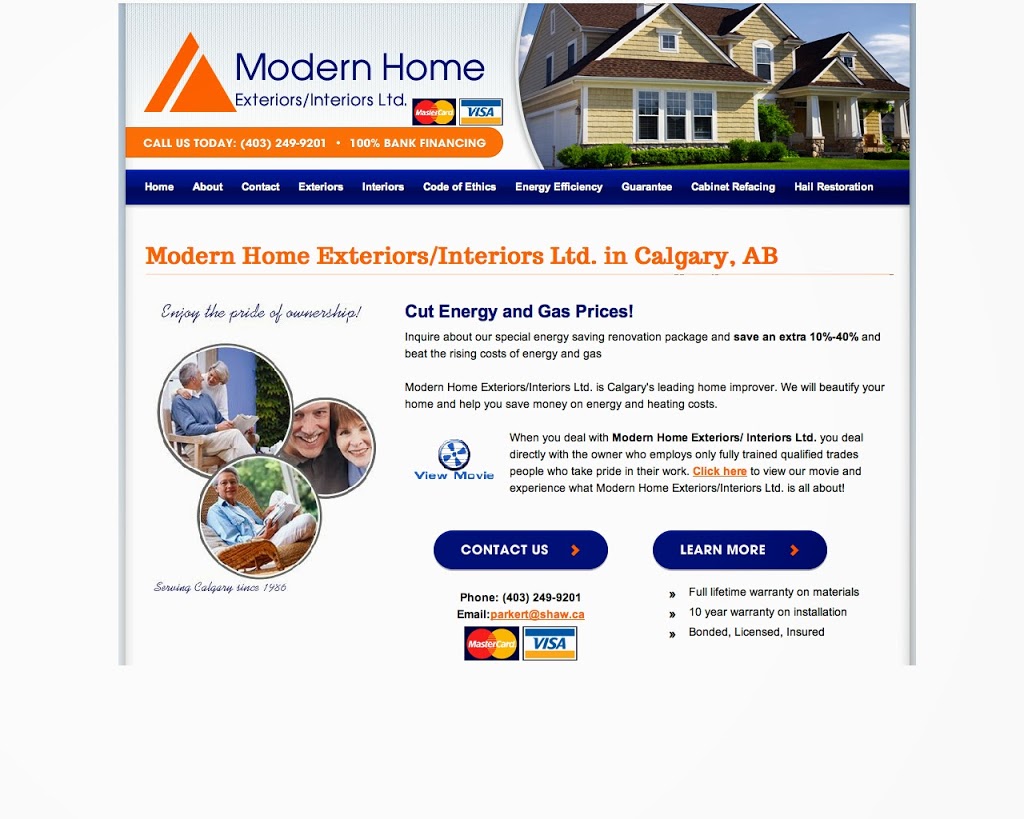 Modern Home Exteriors/Interiors Ltd | 49 Strabane Pl SW, Calgary, AB T3H 1H6, Canada | Phone: (403) 249-9201