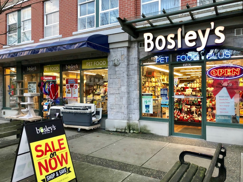 Bosleys by Pet Valu | 3502 W 41st Ave, Vancouver, BC V6N 3E6, Canada | Phone: (604) 266-2667