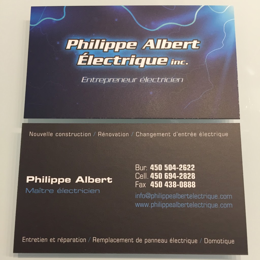 Philippe Albert Électrique inc. | 409 Rue Marc André, Saint-Colomban, QC J5K 0J9, Canada | Phone: (450) 504-2622