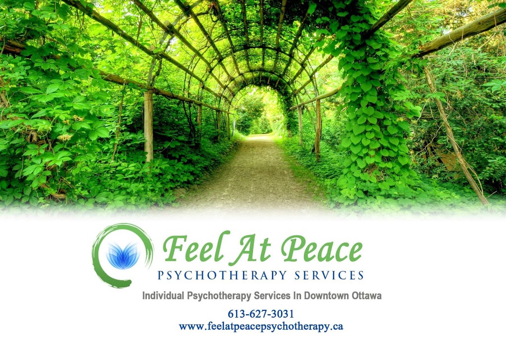 Feel At Peace Psychotherapy Services | 563 Gladstone Ave, Ottawa, ON K1R 5P2, Canada | Phone: (613) 627-3031