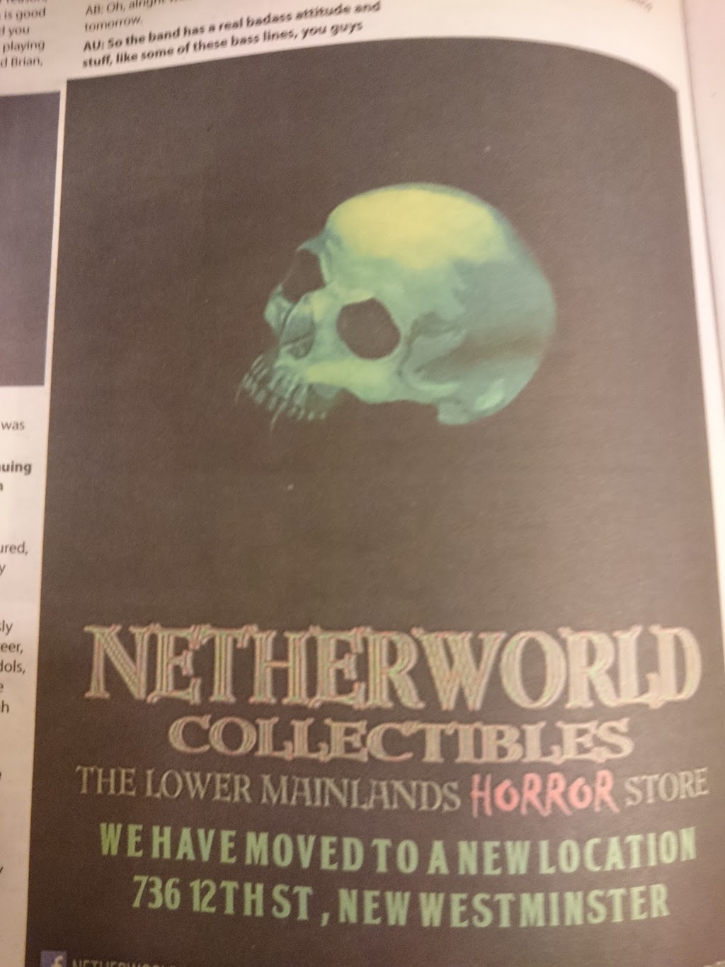 Netherworld Collectibles | 736 12th St, New Westminster, BC V3M 4J9, Canada | Phone: (604) 553-8798