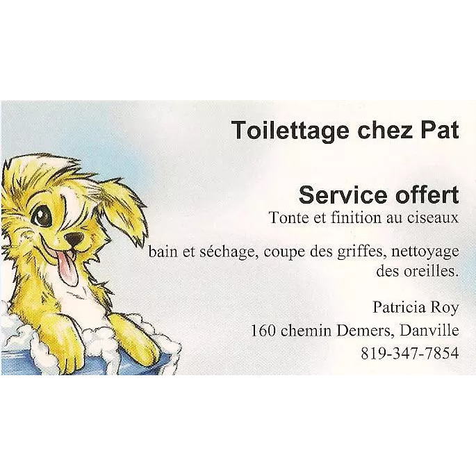 Toilettage Chez Pat | 160 Chem. Demers, Danville, QC J0A 1A0, Canada | Phone: (819) 347-7854