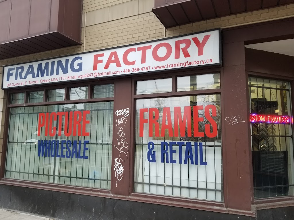 Framing Factory | 388 Queen St E, Toronto, ON M5A 1T3, Canada | Phone: (416) 368-4767