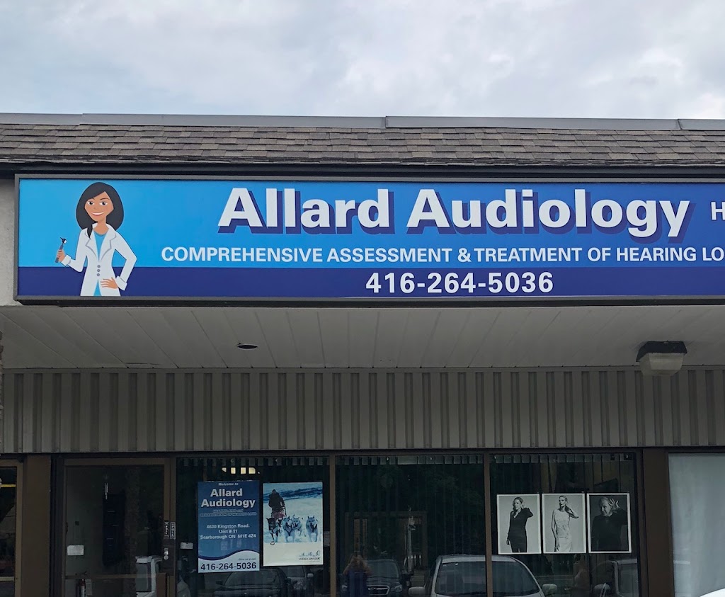 Allard Audiology Inc. | 4630 Kingston Rd Unit #11, Scarborough, ON M1E 4Z4, Canada | Phone: (416) 264-5036