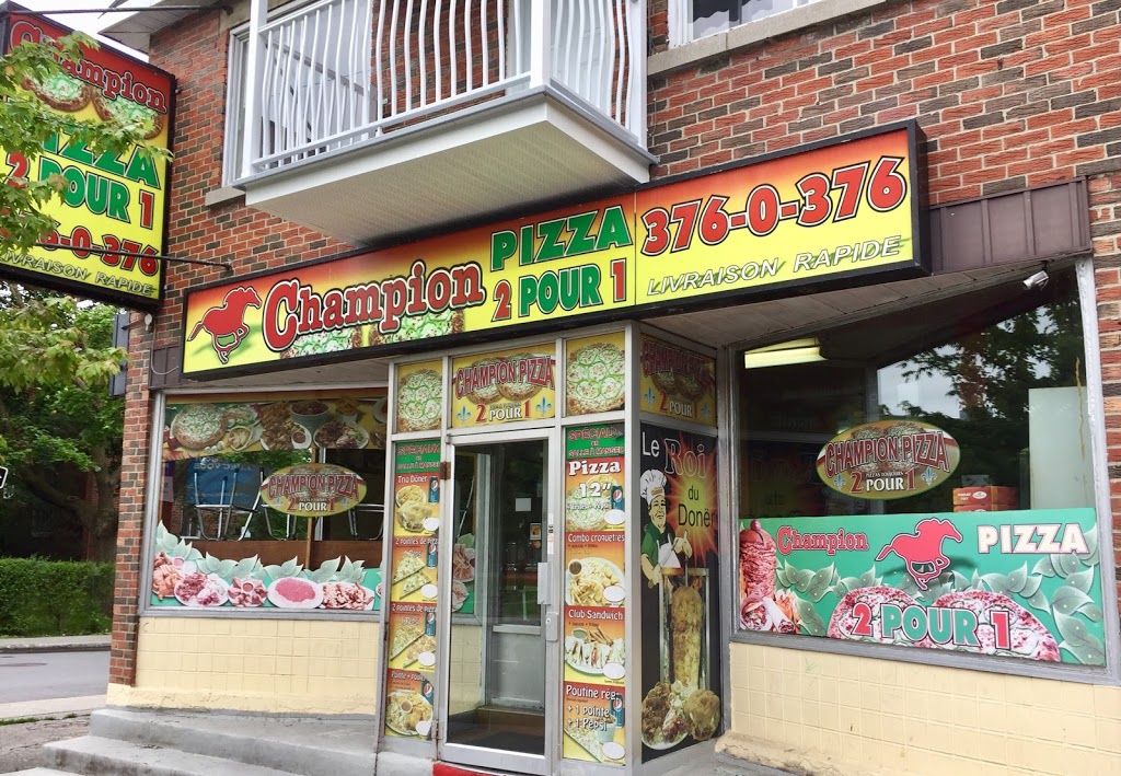 Champion Pizza - Rosemont | 3571 Rue Beaubien E, Montréal, QC H1X 1H1, Canada | Phone: (514) 376-0376