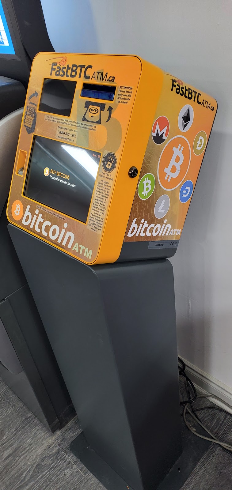 FastBTC Bitcoin ATM - Lakeview Convenience | 126 Main St N, Acton, ON L7J 1W6, Canada | Phone: (888) 832-1282