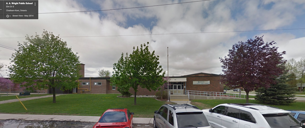 A. A. Wright Public School | 55 Elm Dr S, Wallaceburg, ON N8A 3M7, Canada | Phone: (519) 627-2581