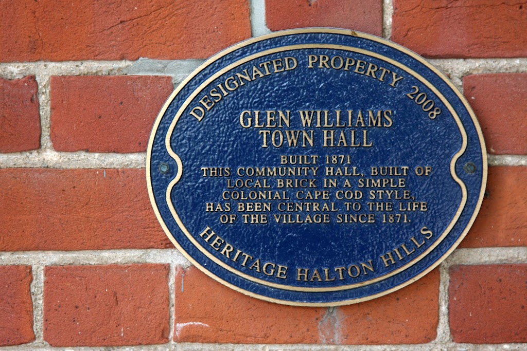 Glen Williams Town Hall | 1 Prince St, Georgetown, ON L7G 2X1, Canada | Phone: (647) 975-4536