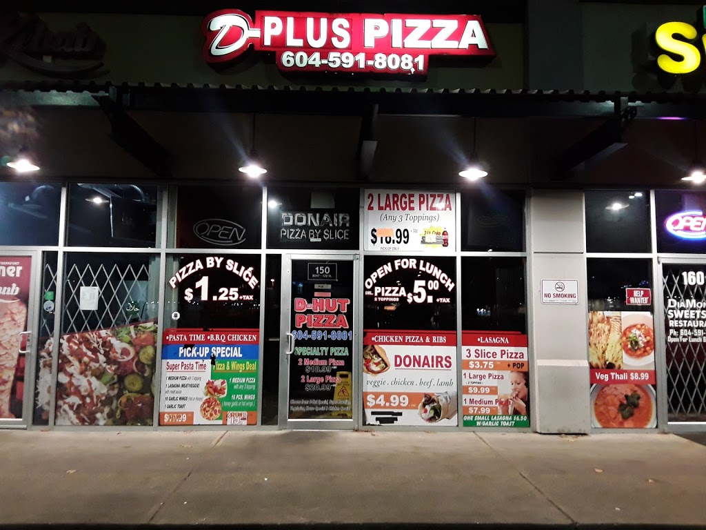 D-Plus Pizza | 150-8047 120 St, Delta, BC V4C 6P7, Canada | Phone: (604) 591-8081