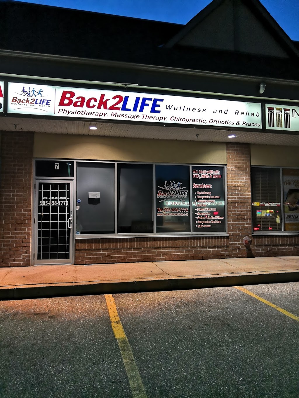 Back2Life Wellness and Rehab | 5390 Terry Fox Way #7, Mississauga, ON L5V 0A5, Canada | Phone: (905) 858-7776