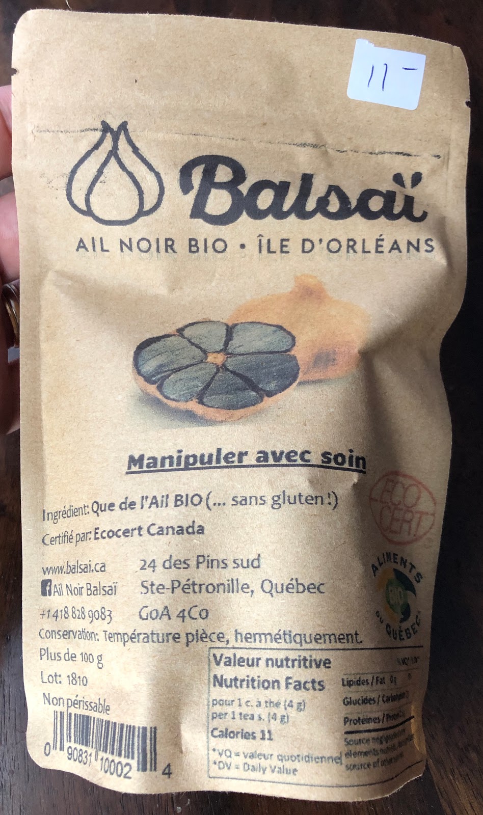 BALSAÏ, lAuthentique Ail Noir BIO de lîle | 24 Rue des Pins S, Sainte-Pétronille, QC G0A 4C0, Canada | Phone: (418) 828-9083