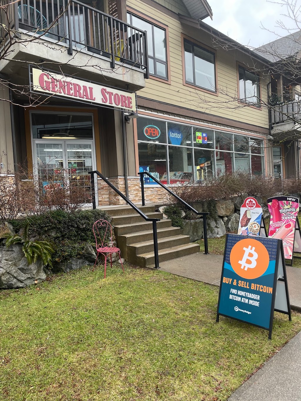 HoneyBadger Bitcoin ATM at Valleycliffe General Store | 1909 Maple Dr #104, Squamish, BC V8B 0C2, Canada | Phone: (855) 499-1149