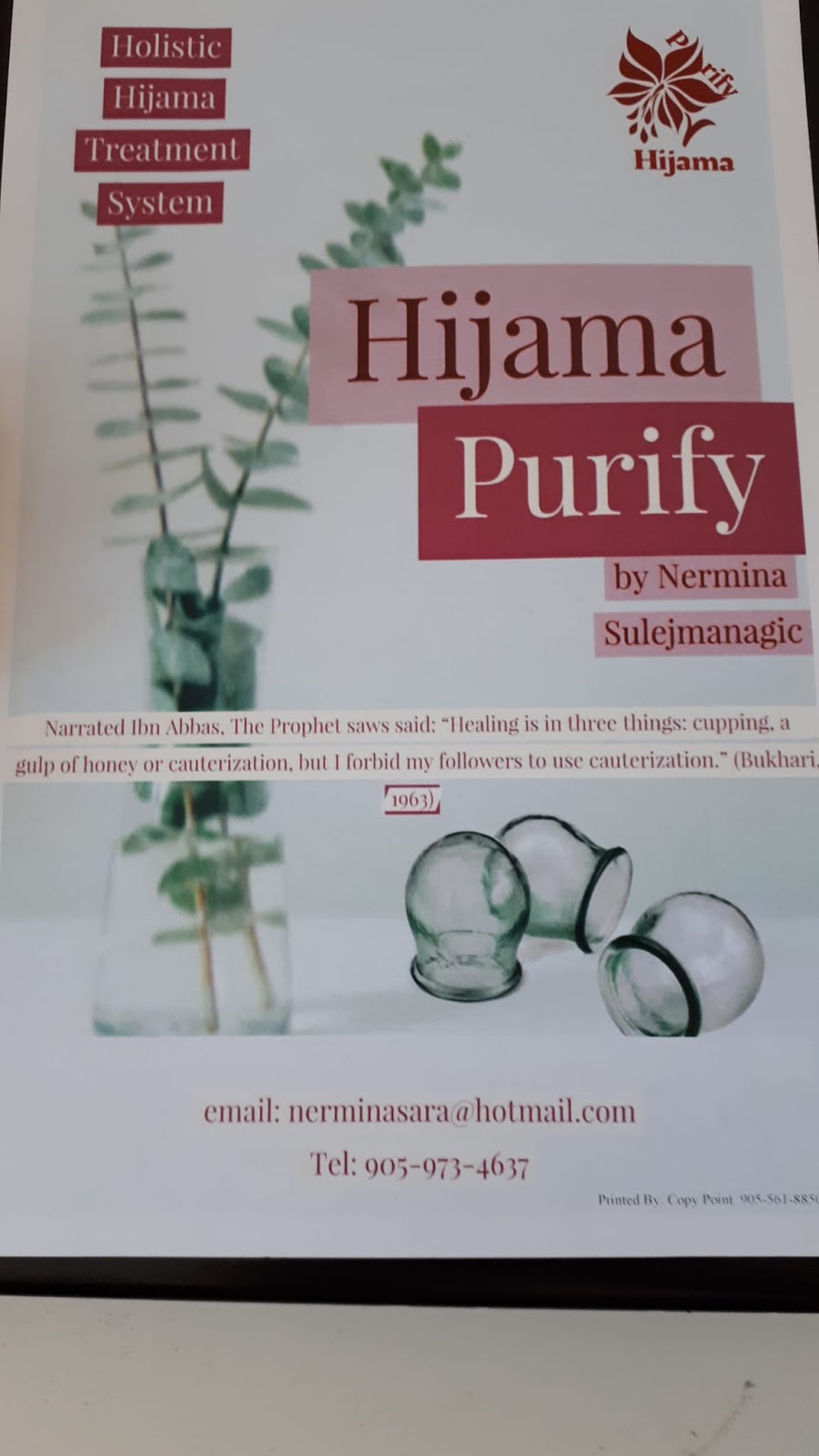Hijama Purify | 20 Talence Dr, Stoney Creek, ON L8J 0L2, Canada | Phone: (905) 973-4637