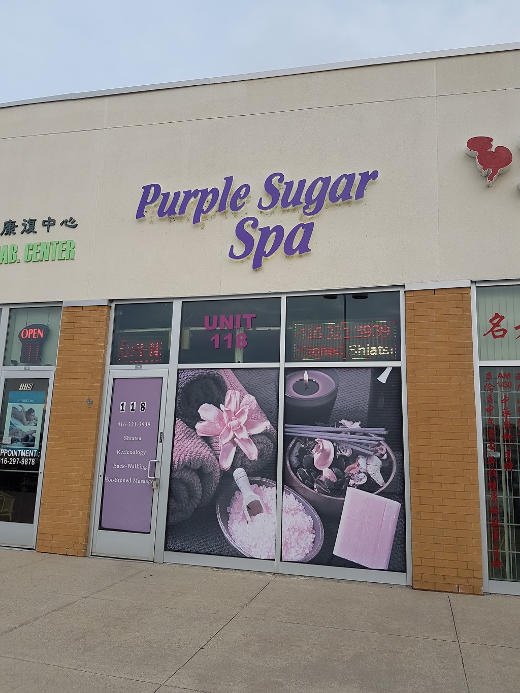 Purple Sugar Spa | 3700 Midland Ave #118, Scarborough, ON M1V 0B4, Canada | Phone: (416) 321-3939