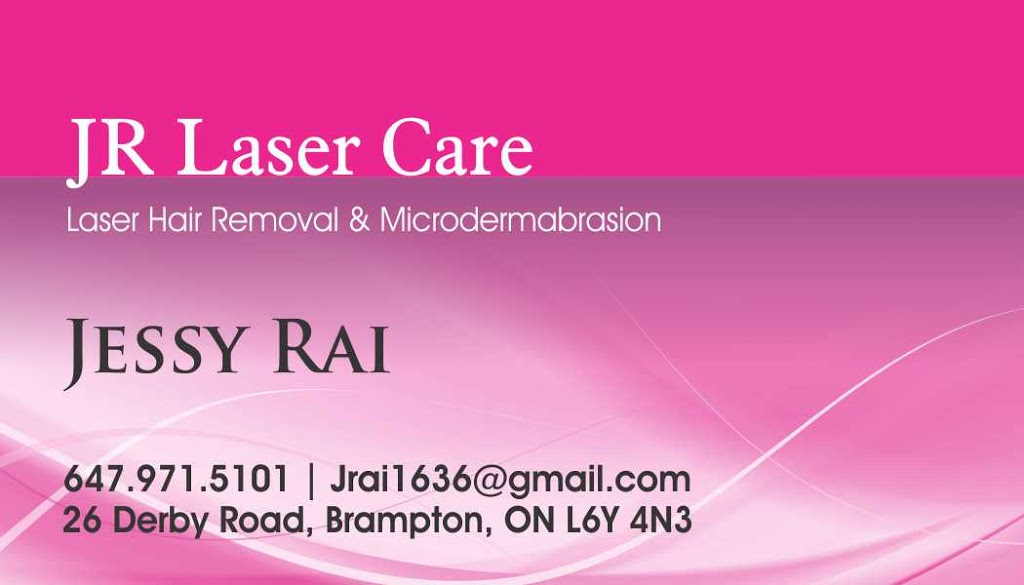 JR Laser Hair Removal | 26 Derby Rd, Brampton, ON L6Y 4N3, Canada | Phone: (647) 971-5101