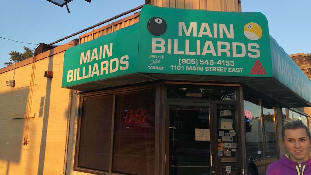 Main Billiard Lounge | 1101 Main St E Bsmt, Hamilton, ON L8M 1N7, Canada | Phone: (905) 545-4155