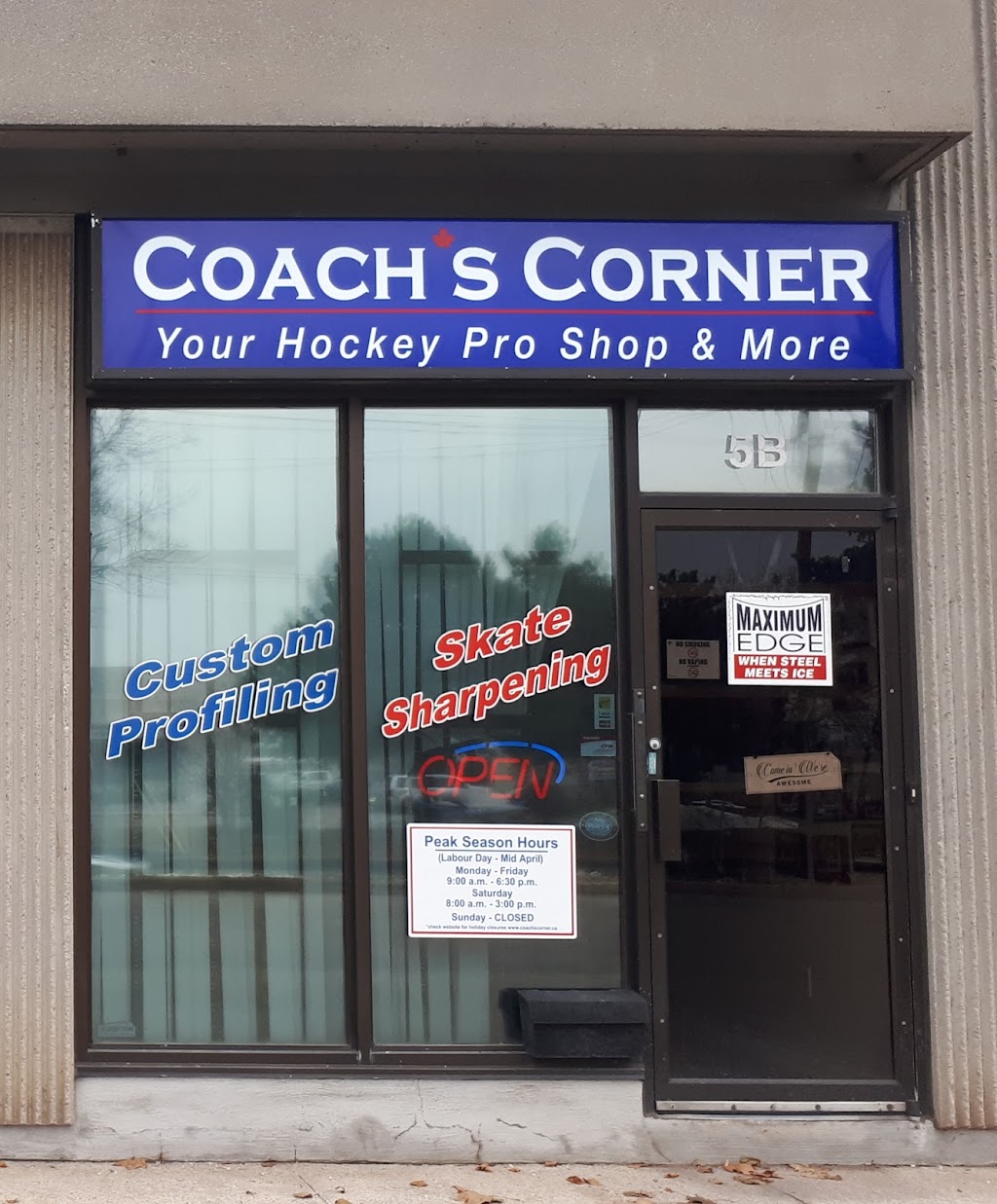 Coachs Corner | 4391 Harvester Rd #5B, Burlington, ON L7L 4X1, Canada | Phone: (905) 681-8815