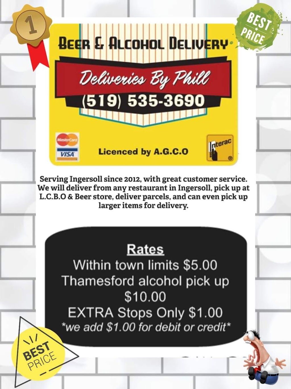 Deliveries by phill | 4340 Cromarty Dr E24, Mossley, ON N0L 1V0, Canada | Phone: (519) 535-3690