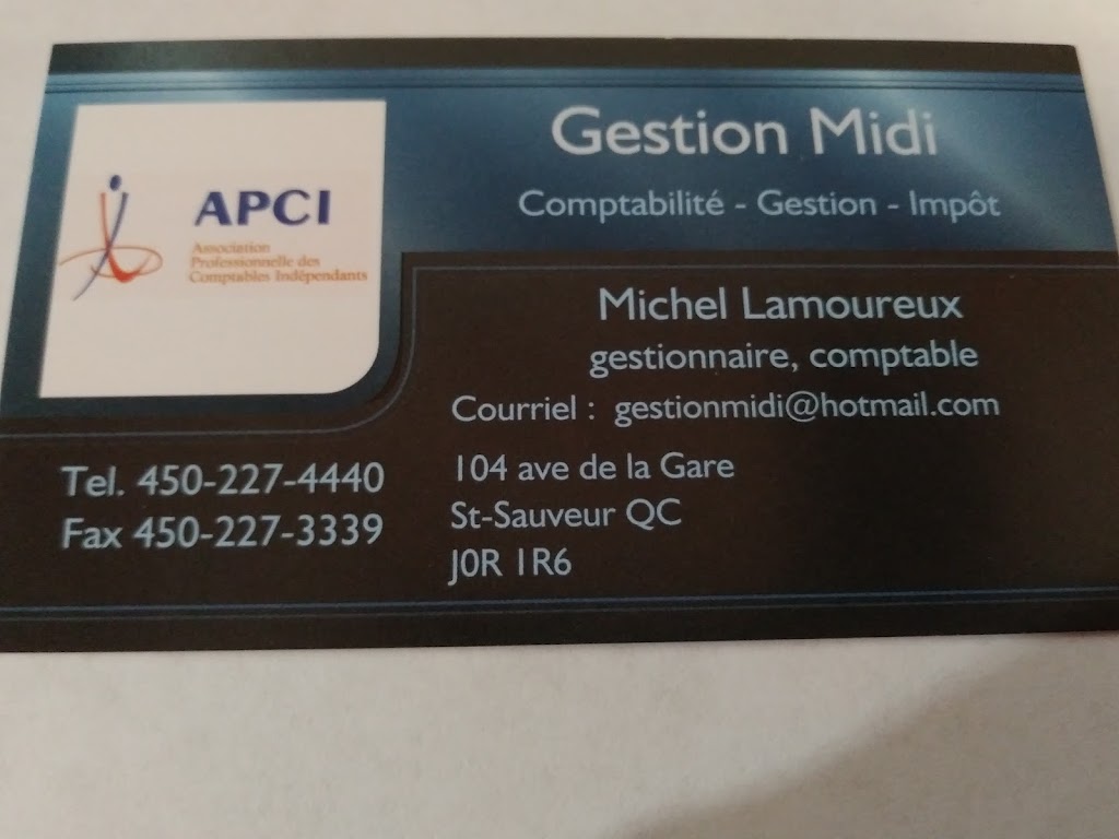Gestion Midi | 816 Chem. des Pentes, Saint-Sauveur, QC J0R 1R2, Canada | Phone: (450) 744-3225