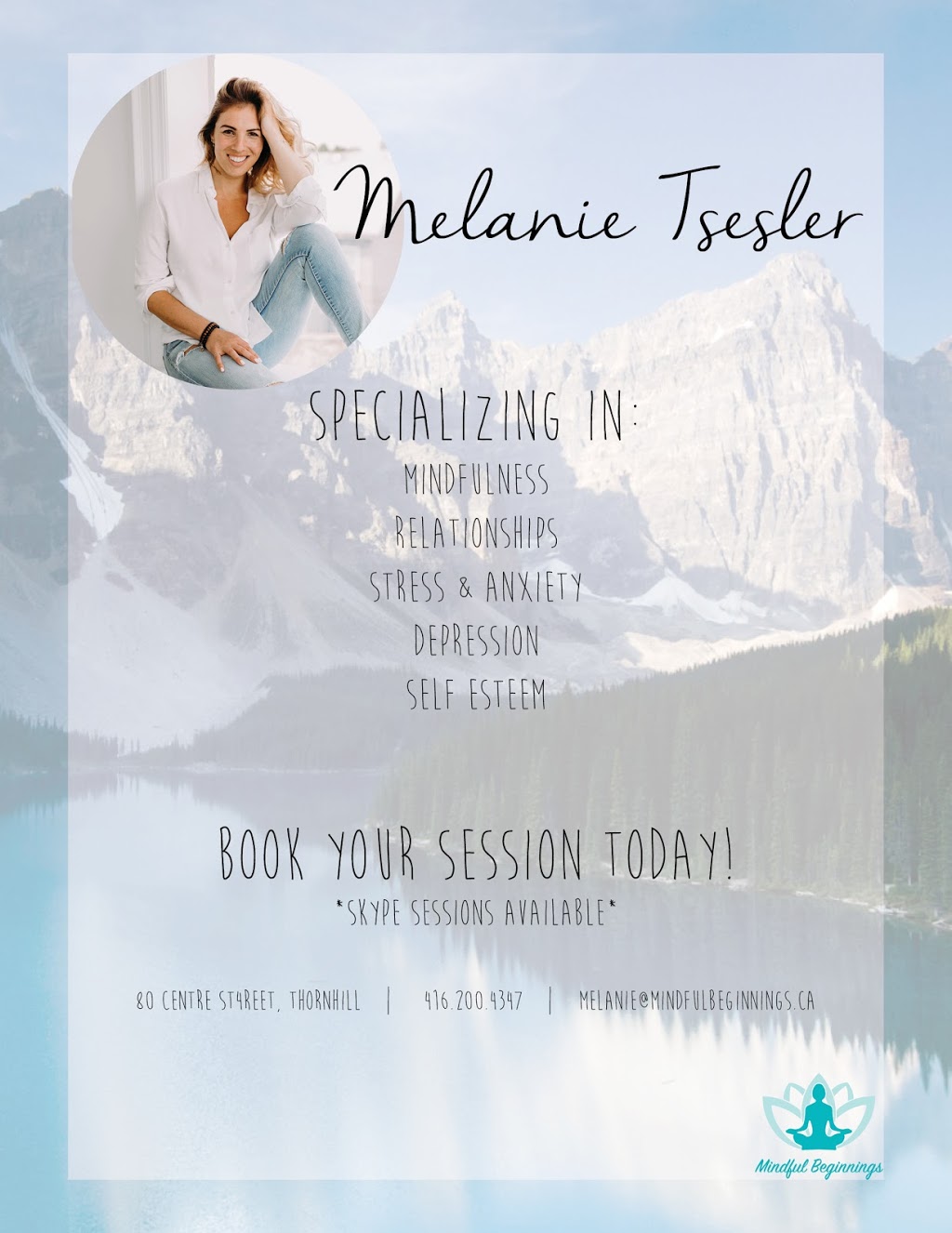 Mindful Beginnings | 80 Centre St, Thornhill, ON L4J 1E1, Canada | Phone: (416) 200-4347