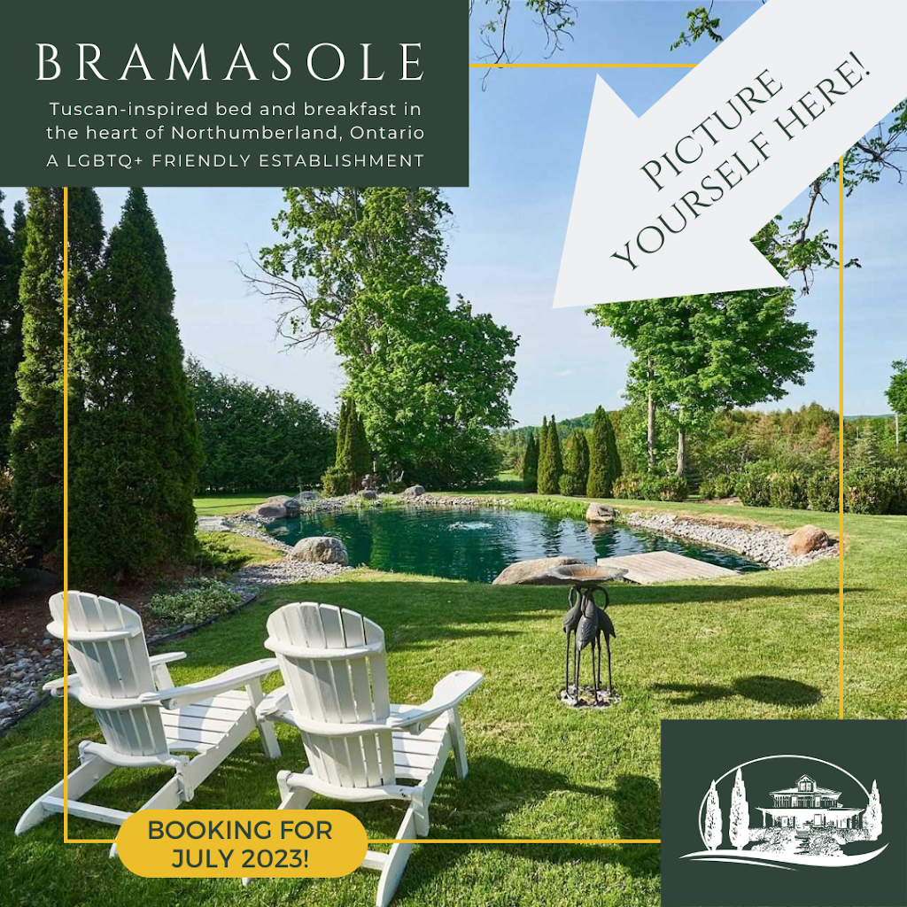 Bramasole Bed and Breakfast | 11852 Northumberland County Rd 29, Roseneath, ON K0K 2X0, Canada | Phone: (905) 269-7762