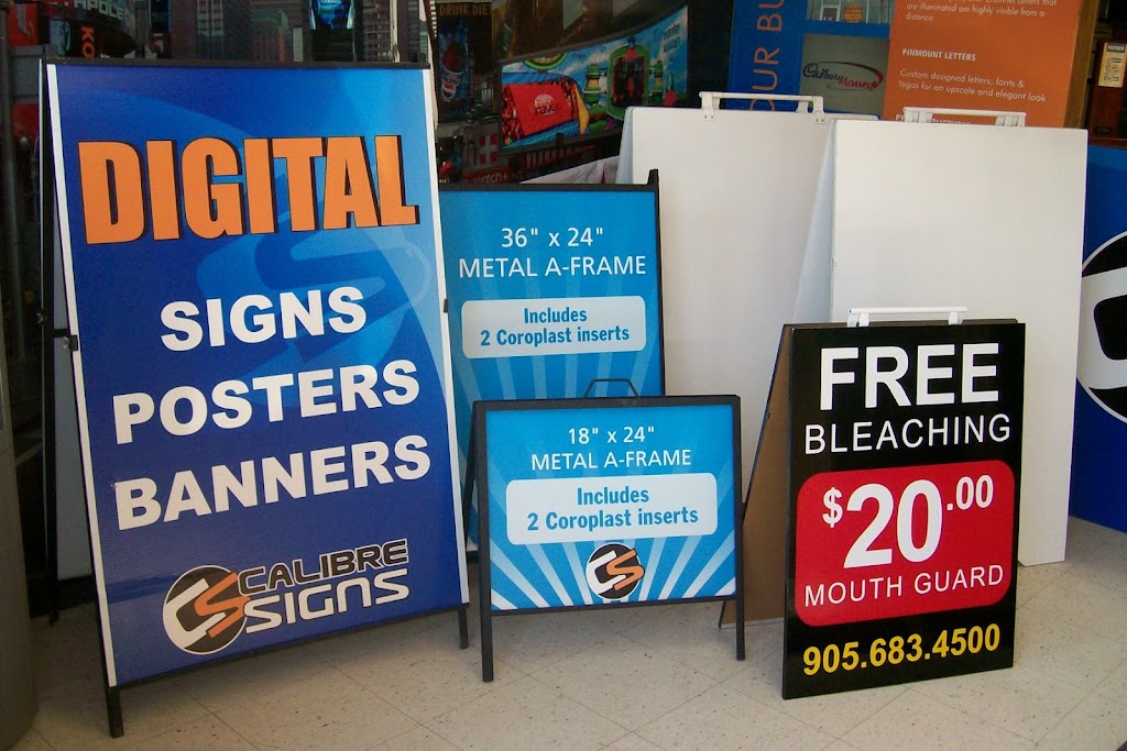 Calibre Signs | 600 Garden St, Whitby, ON L1N 7B3, Canada | Phone: (877) 215-3343