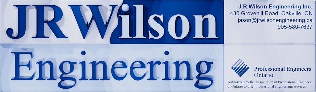 J. R. Wilson Engineering Inc. | 430 Grovehill Rd, Oakville, ON L6H 6P3, Canada | Phone: (905) 580-7637