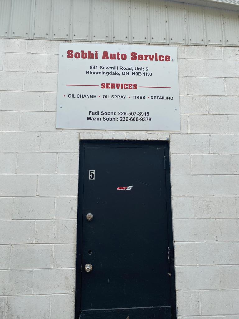 Sobhi Auto Service | 841 Sawmill Rd, Bloomingdale, ON N0B 1K0, Canada | Phone: (226) 507-8919