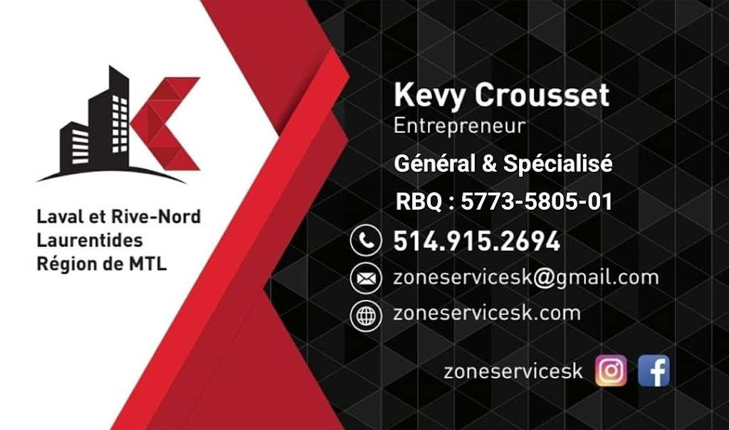 Zone Services K inc. | 26 Rue des Colibris, Blainville, QC J7C 1Y4, Canada | Phone: (514) 915-2694