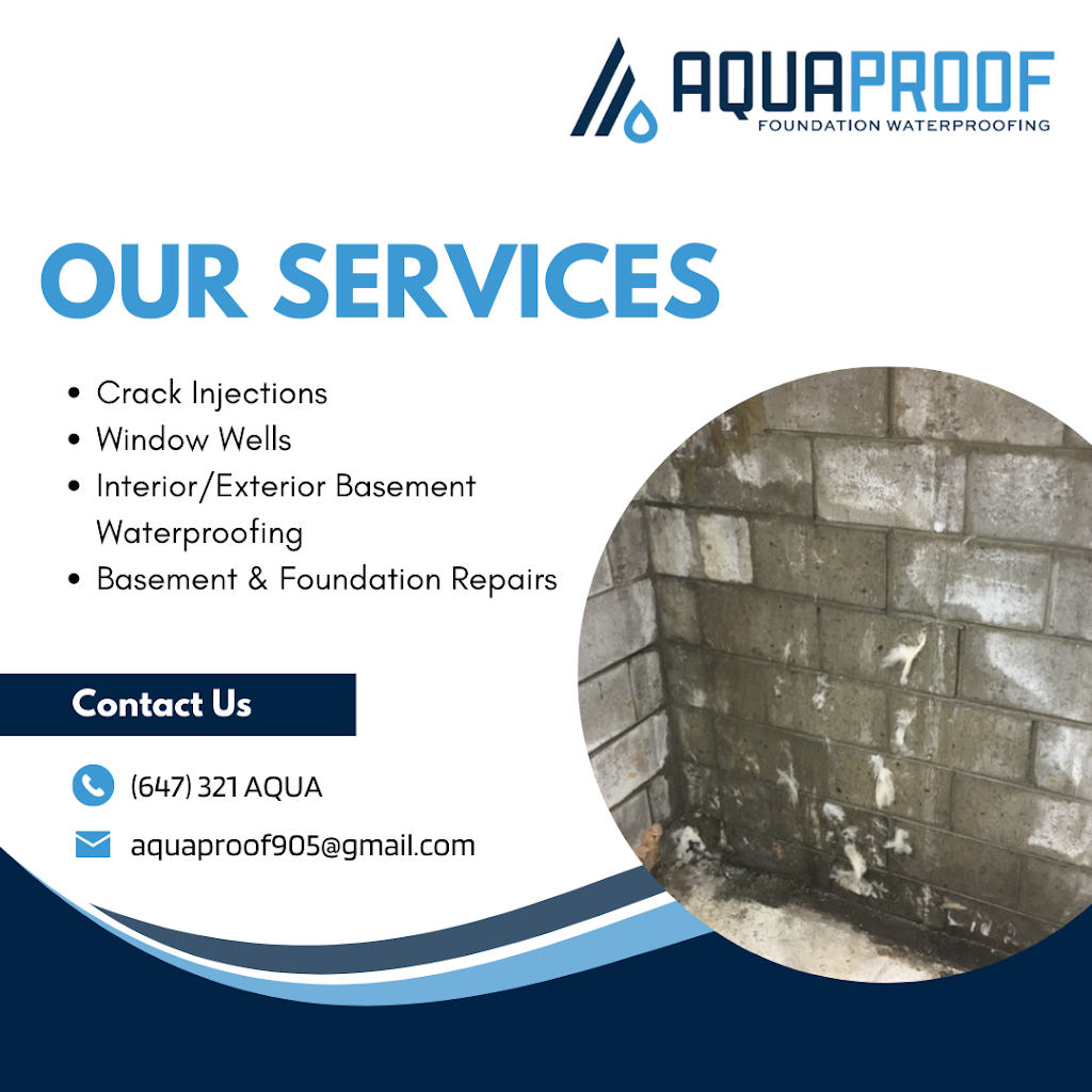 Aquaproof Foundation Waterproofing | 182 Wellington St, Bowmanville, ON L1C 1W3, Canada | Phone: (905) 622-9115