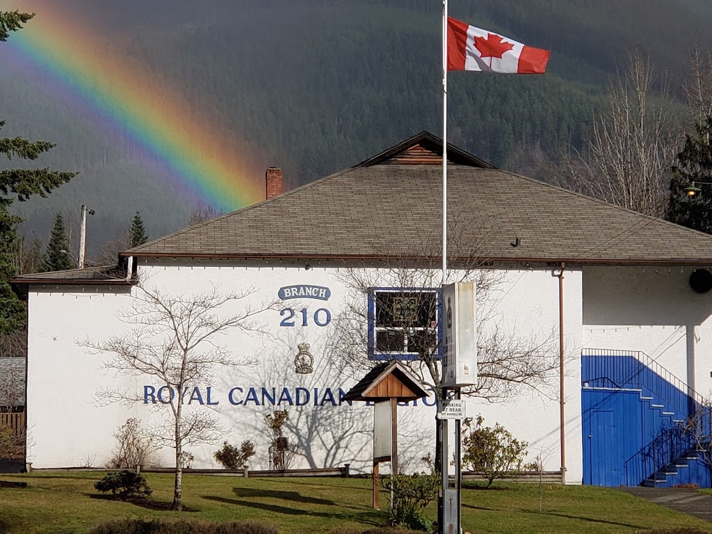 Royal Canadian Legion Branch 210 | 15 N Shore Rd, Lake Cowichan, BC V0R 2G0, Canada | Phone: (250) 749-6041