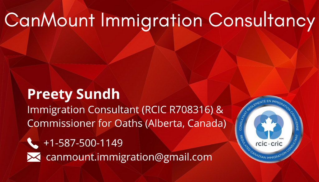CanMount Immigration Consultancy | 188 Copperpond Rd SE, Calgary, AB T2Z 0X1, Canada | Phone: (587) 500-1149