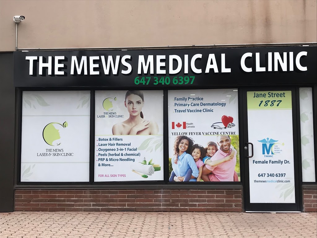 The Mews Medical Clinic | 1887 Jane St, North York, ON M9N 3S7, Canada | Phone: (647) 340-6397