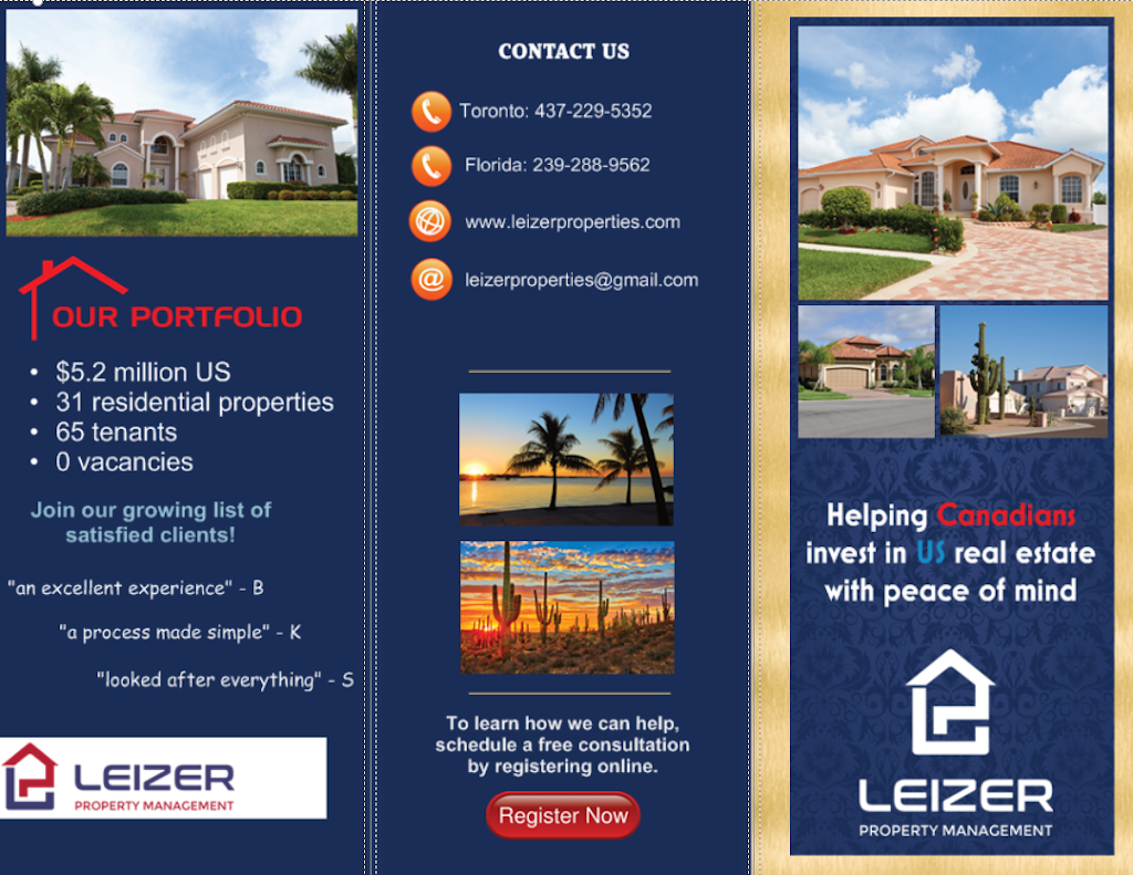 Leizer Property Management | Ilan Ramon Blvd, Maple, ON L6A 4N1, Canada | Phone: (437) 229-5352