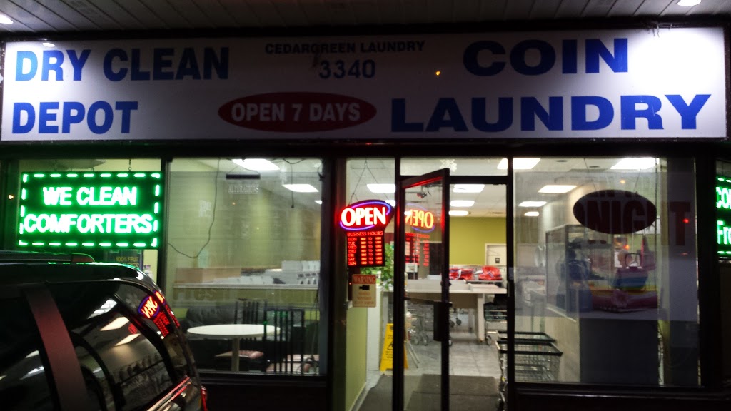 Cedargreen Coin Laundry and Dry Clean Depot | 3340 Lawrence Ave E, Scarborough, ON M1H 1A7, Canada | Phone: (416) 289-7514