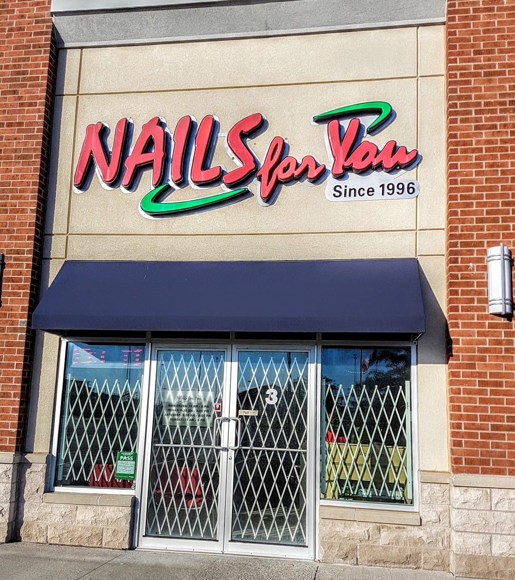 Nails For You | 3160 Argentia Rd, Mississauga, ON L5N 0B1, Canada | Phone: (905) 824-3333