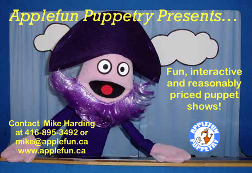 Applefun Puppetry | Brampton, ON L6V, Canada | Phone: (416) 895-3492