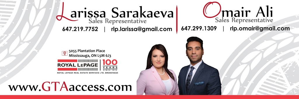 Larissa Sarakaeva - Royal LePage Real Estate | 65 Speers Rd #320, Oakville, ON L6K 0J1, Canada | Phone: (647) 219-7752