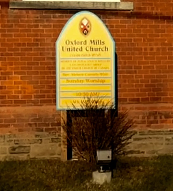 United Church Oxford Mills | 42 Water St, Oxford Mills, ON K0G 1S0, Canada | Phone: (613) 258-5586