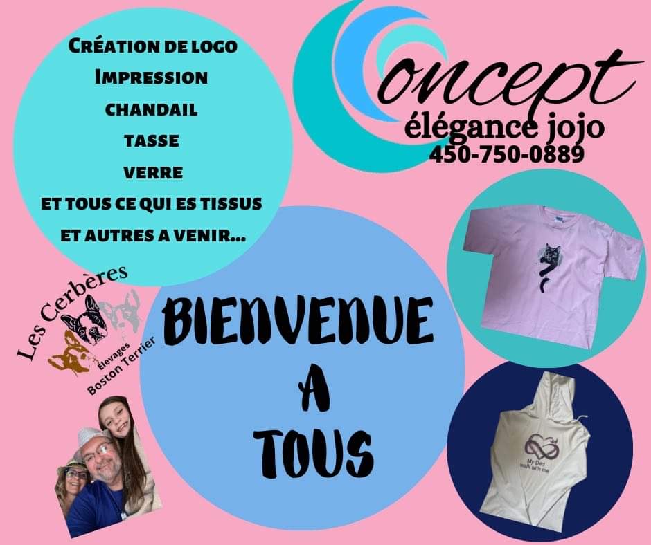 Concept élégance Jojo | Rue Montcalm, Berthierville, QC J0K 1A0, Canada | Phone: (450) 750-0889