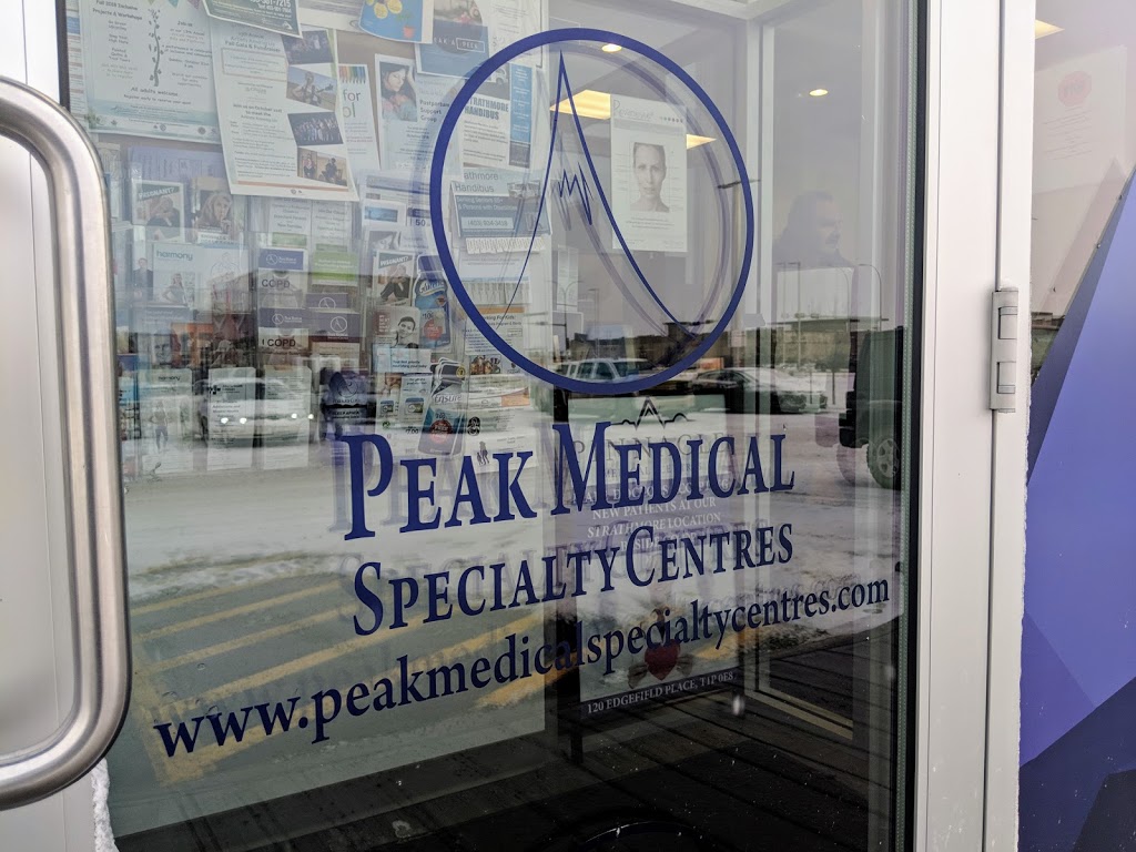 Peak Medical Specialty Centres | 120 Edgefield Place, Strathmore, AB T1P 0E8, Canada | Phone: (833) 738-7325