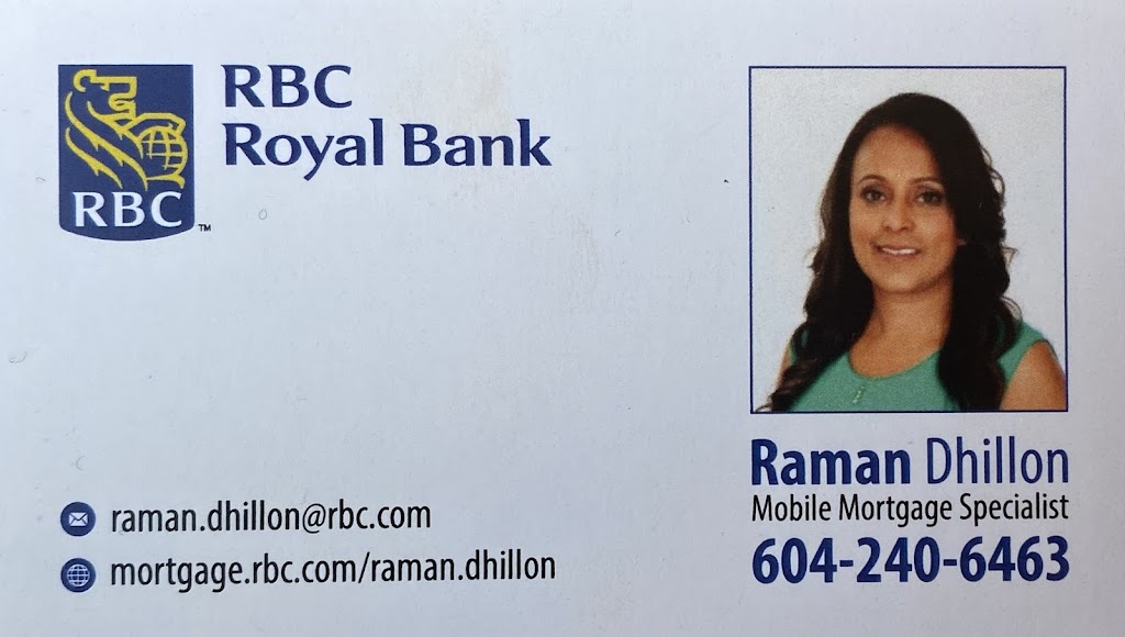 Raman Dhillon RBC Mortgage Specialist | 7671 211B Street, Langley, BC V2Y 2G1, Canada | Phone: (604) 240-6463