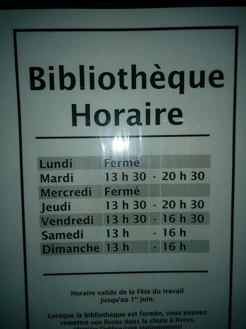 Plessisville Bibliotheque | 1800 Rue Saint Calixte, Plessisville, QC G6L 1R6, Canada | Phone: (819) 362-6628