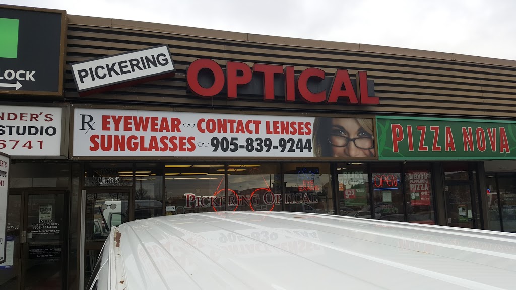 Pickering Optical | 1360 Kingston Rd #9, Pickering, ON L1V 3B4, Canada | Phone: (905) 839-9244